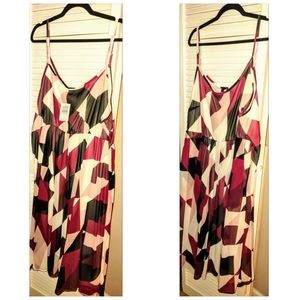 Torrid A Line Dress with Geometric Patern